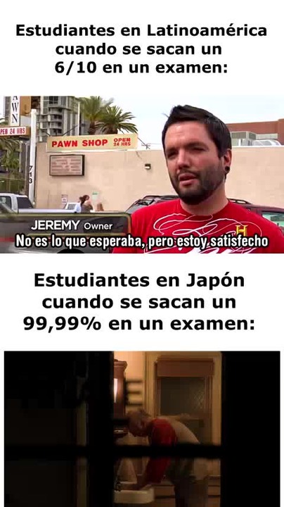 Por si no sabían Japón utiliza porcentaje como calificación en los