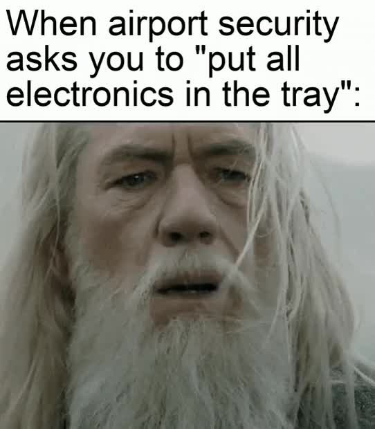 airport meme no rules