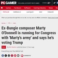 ExBungie composer supports Trump