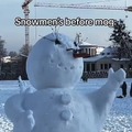 Gigachad snowman