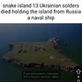 Russia took the island a couple hours ago after shelling it