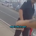Blind man arrested for talking back