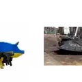 Ukraina taunts russian tanks