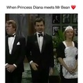 Quando a princesa Diana conheceu o Mr.Bean