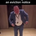 Landlords with the eviction notice