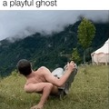 Playful ghost