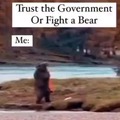 never trust the government