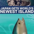 New island in Japan has been created