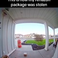 This is how their Amazon package was stolen