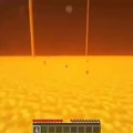 Mono chill por la lava de Minecraft