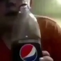 never mix the coca with the pepsi
