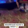 $20.000 bank transfer