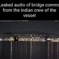 Key bridge collapse meme