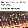 Stupid bank account