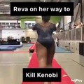Reva on her way to kill Kenobi