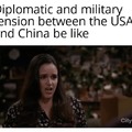 Tension between the USA and China