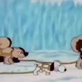 Snoopy proves that it's the size of the fight in the dog
