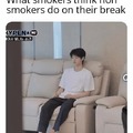 Non smokers break