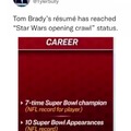 Tom Brady resume