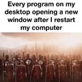 After i restart my computer