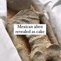 Mexican Alien revealed as cake