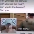 Can you Phil Mahar?