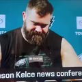 Jason Kelce press conference meme
