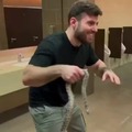 Savage prank in bathroom