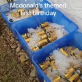 McDonalds birthday party
