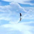Skim boarding in Bolivia