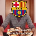 Contexto: Joan Laporta, presidente del Barcelona, vendió parte de los derechos televisivos del club (palancas) para poder tener dinero para adquirir jugadores