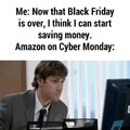 Amazon on Cyber Monday