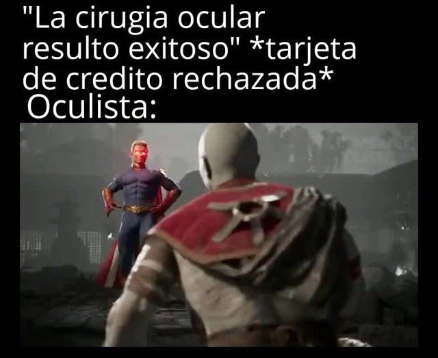 Oculista: * Lo deja Ciego* - Meme subido por Engine_24 :) Memedroid