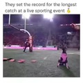 record for the longest catch