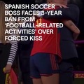 FIFA has banned Luis Rubiales from “all football-related activities” for three years after he forcibly kissed star player Jenni Hermoso on the lips after Spain’s Women’s World Cup win.