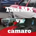 Camaro rojo vs taxi (random)