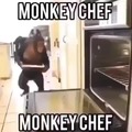 Monkey chef