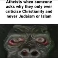 Atheists be like