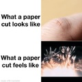 Paper cut