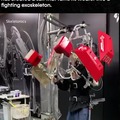 Japanese fighting exoskeleton 