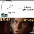 Infinite light source