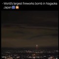 Worlds largest fireworks