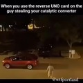 Reverse UNO card