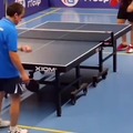 Saque perfecto de ping pong