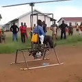 Low budget helicopter