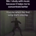 Study with music