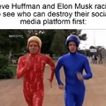 Steve Huffman and Elon Musk