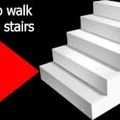How to walk the stairs