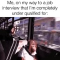 To a job interview