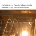 Valentines single meme 2024